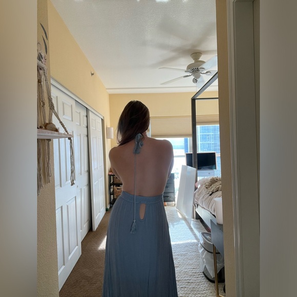 HALTER MAXI SUNDRESS - Picture 3 of 3